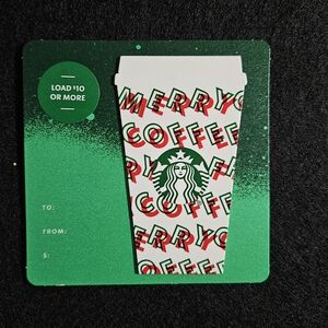 Starbucks Mini Card - Merry Coffee Christmas 2019 Edition